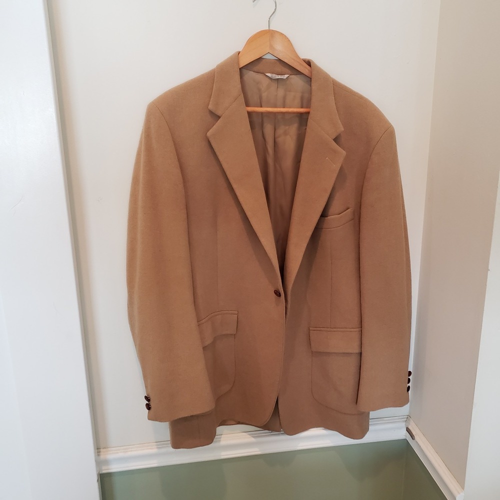 Camel hair sport coat